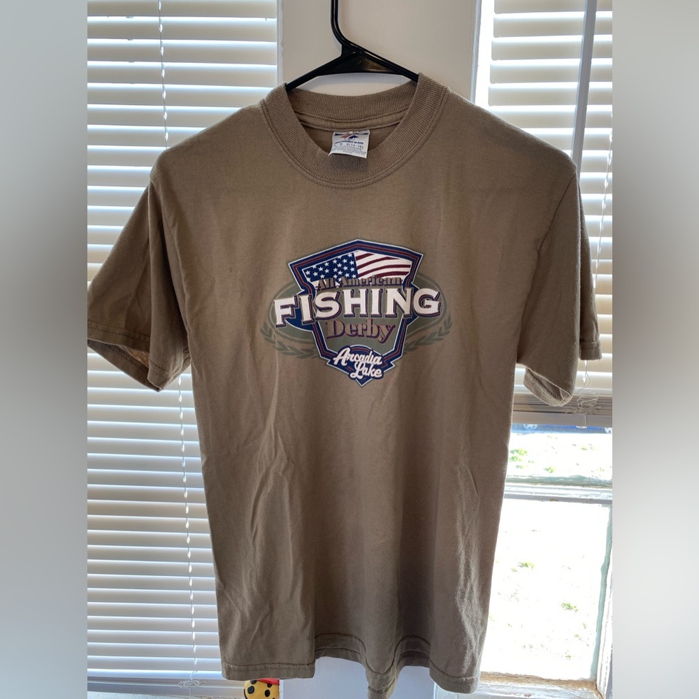 90s Jerzees Fishing Shirt